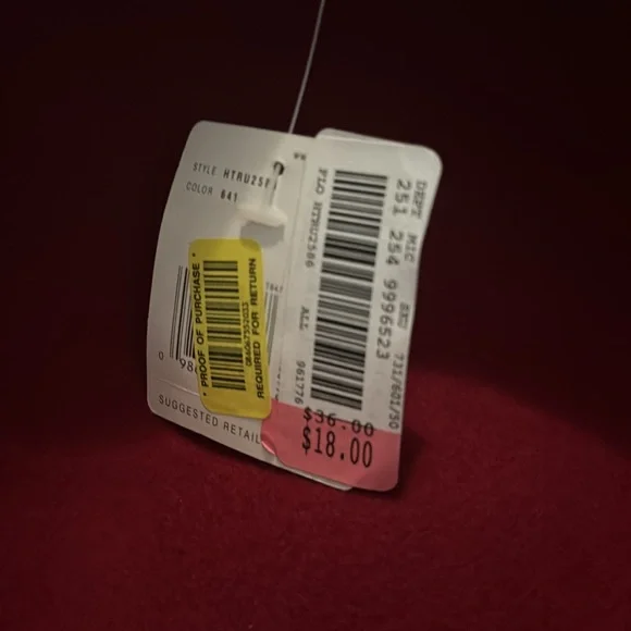 NWT Liz Claiborne Red to Black Felt Like Hat - Picture 4 of 4